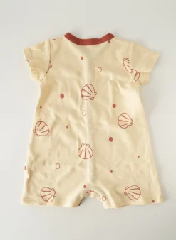 Combishort Hello Elaé Beige Manches Courtes