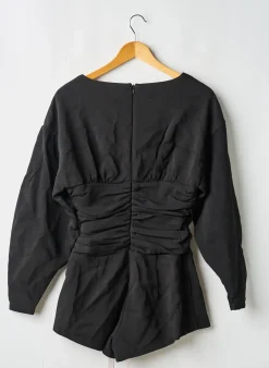 Combishort House Of Cb London Noir Manches Longues