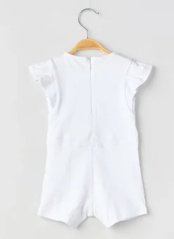 Combishort Karl Lagerfeld Blanc Manches Courtes