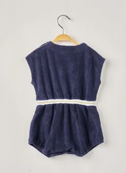 Combishort Lili Gaufrette Bleu