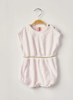Combishort Lili Gaufrette Rose
