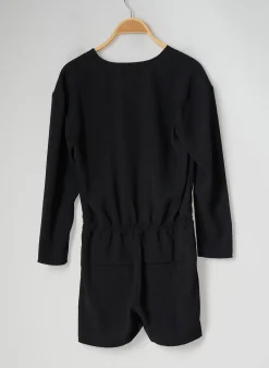 Combishort Little Remix Noir Manches Longues