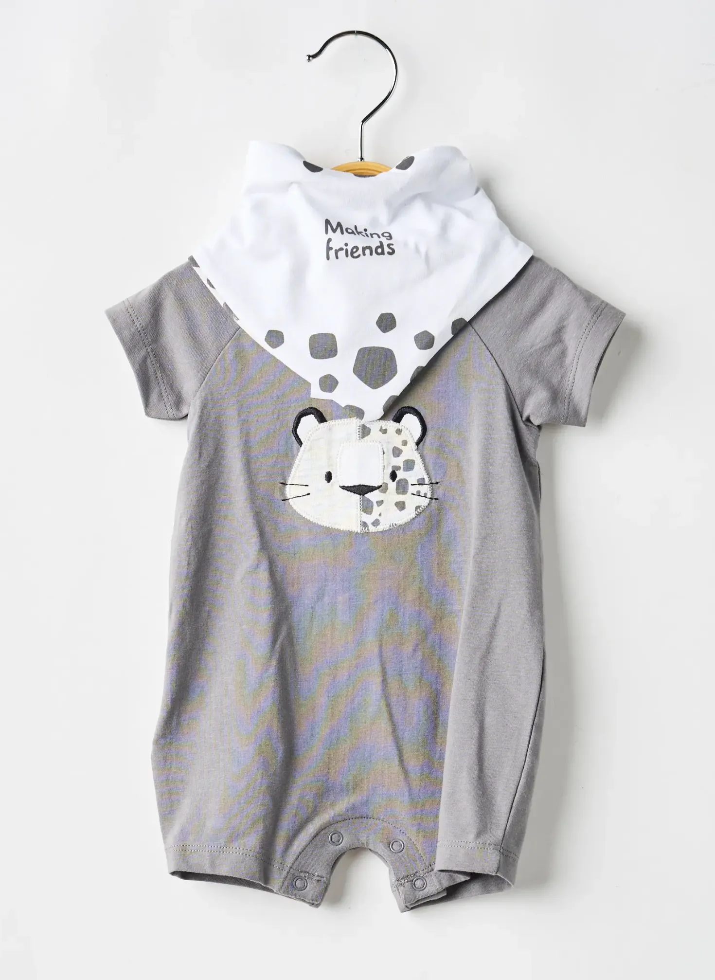 Combishort Mayoral Gris Manches Courtes