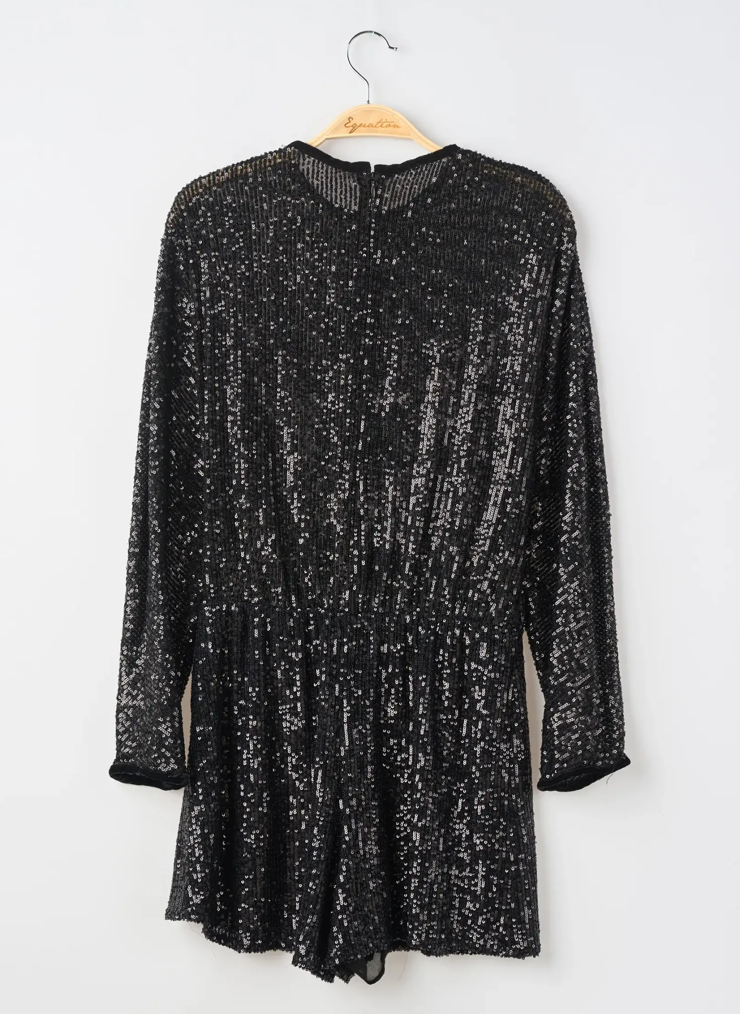 Combishort Sans Marque Noir Manches Longues