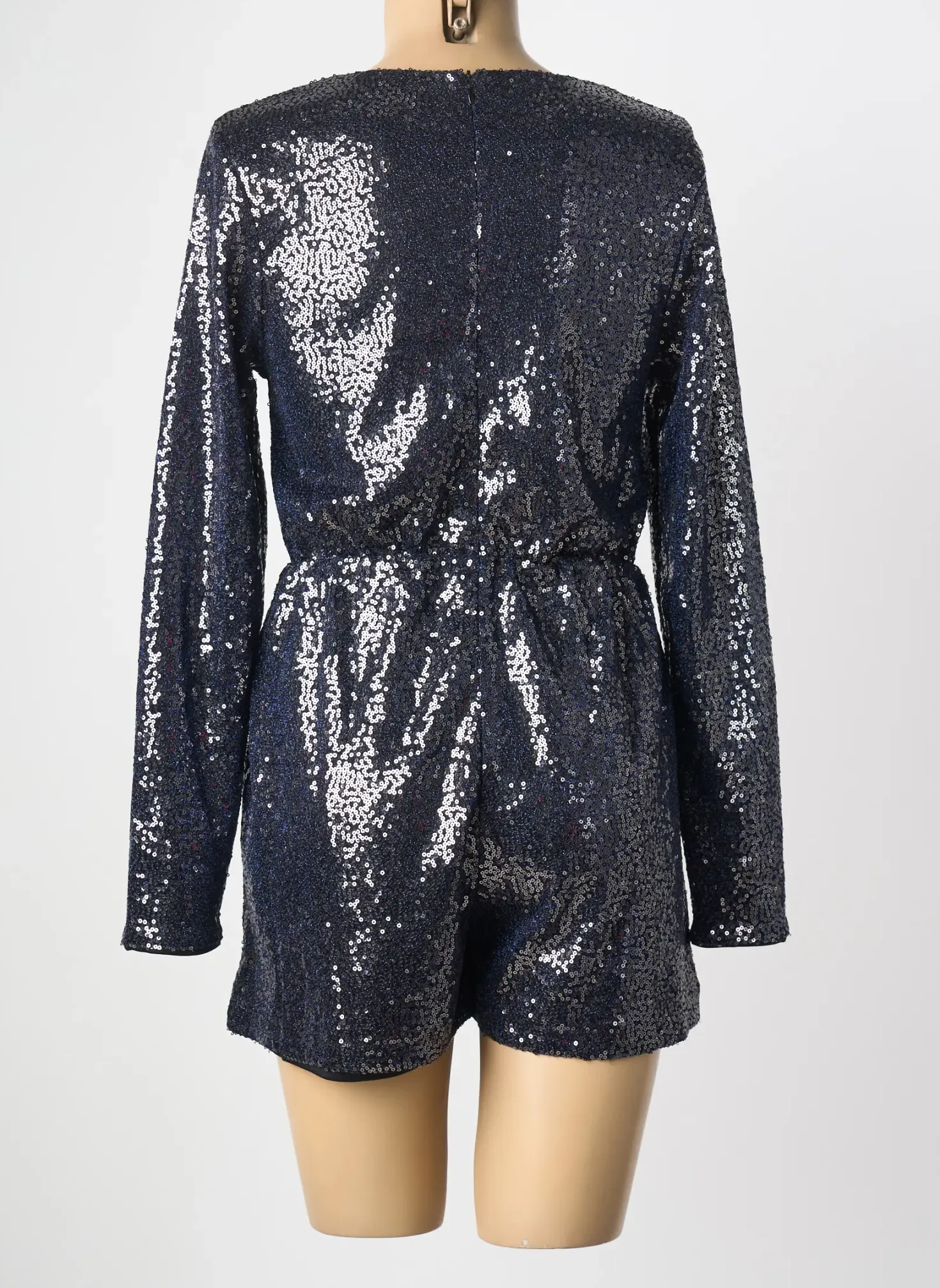 Combishort Tiffosi Bleu Manches Longues