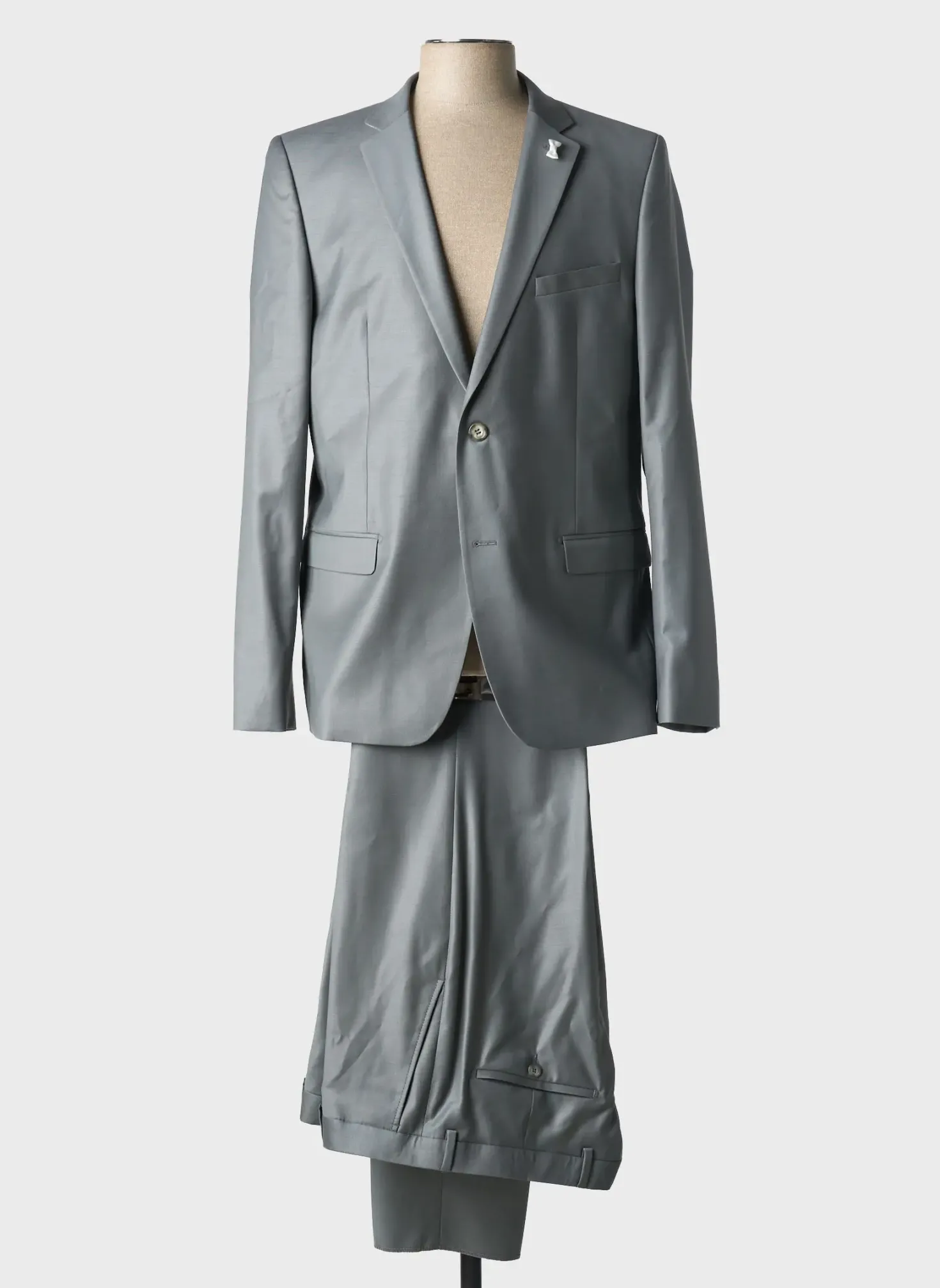 Costume De Ville Grège Gris