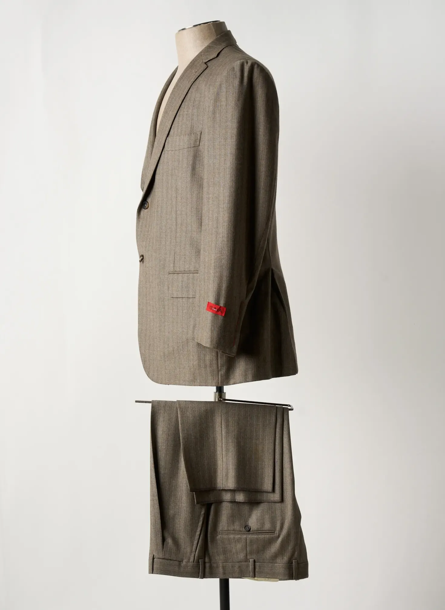 Costume De Ville Isaia Napoli Beige