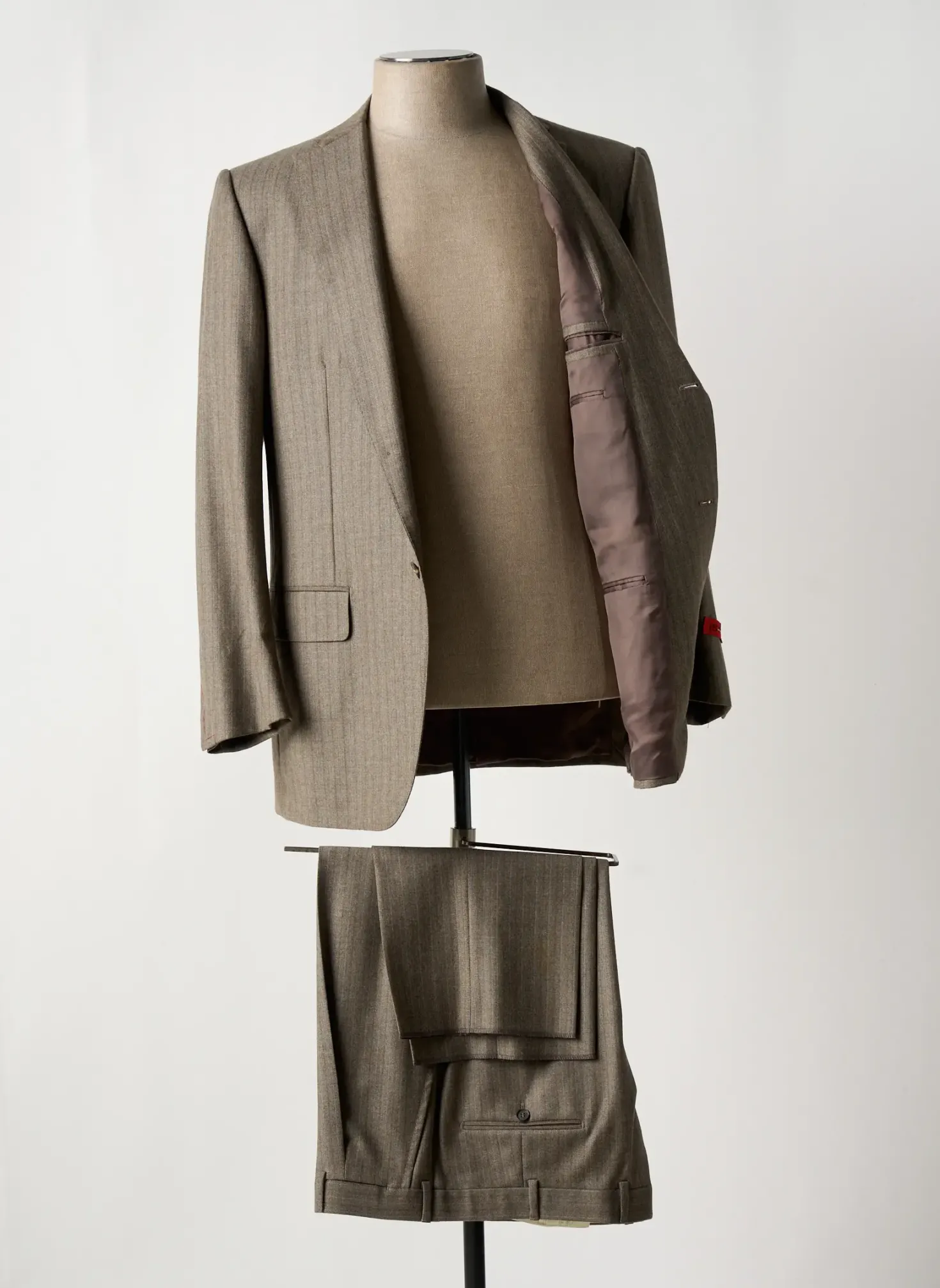 Costume De Ville Isaia Napoli Beige
