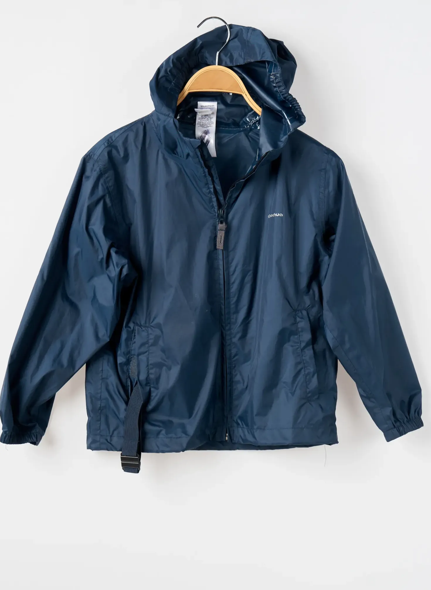 Coupe-vent Quechua Bleu A Capuche