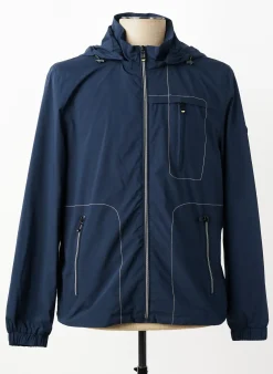 Coupe-vent Rever Mile Bleu A Capuche