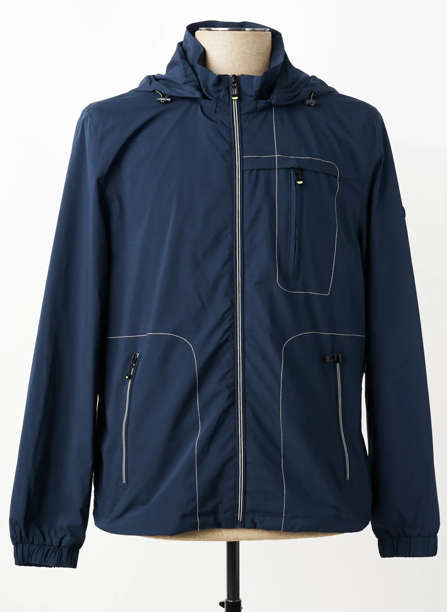 Coupe-vent Rever Mile Bleu A Capuche