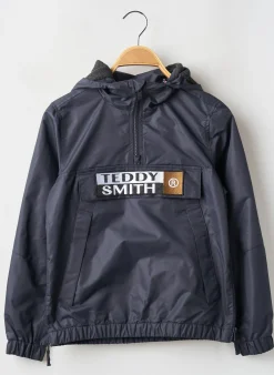 Coupe-vent Teddy Smith Bleu A Capuche