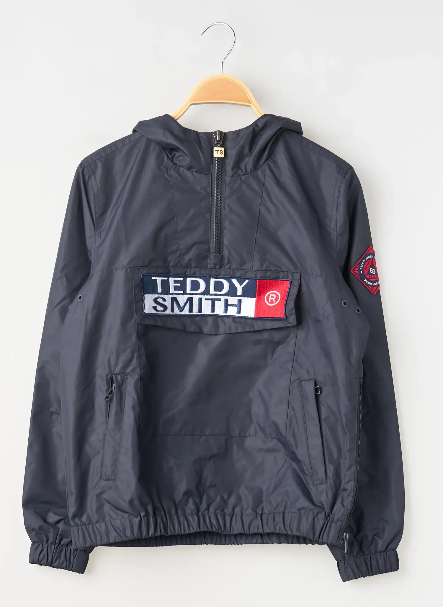 Coupe-vent Teddy Smith Bleu Sans Capuche