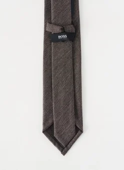 Cravate Hugo Boss Marron