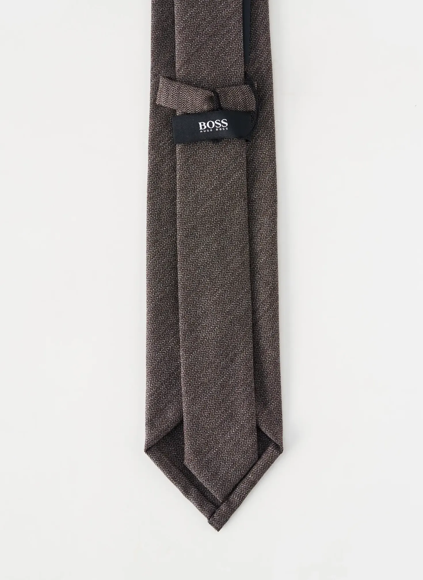 Cravate Hugo Boss Marron