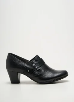 Derbies Alpina Noir Talon De 4 À 6cm