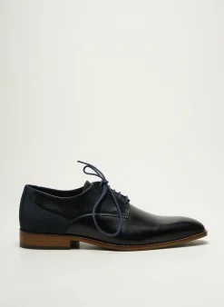 Derbies Ambitious Bleu Talon Bas
