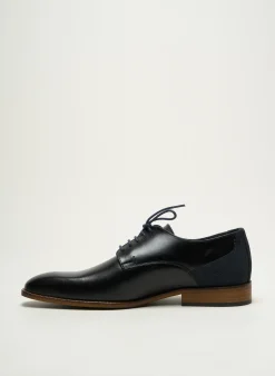Derbies Ambitious Bleu Talon Bas