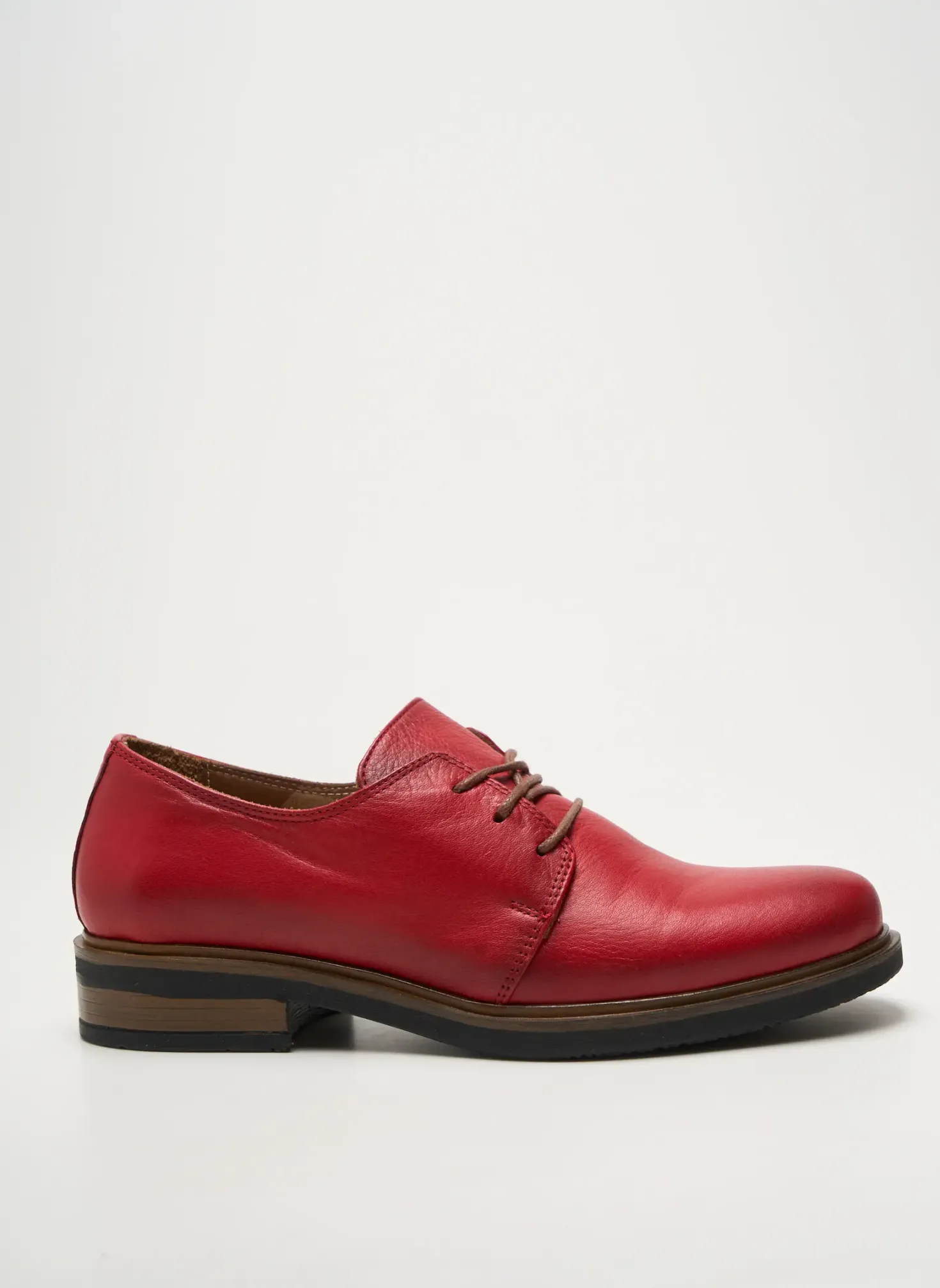 Derbies Andrea Conti Rouge Talon Plat Jusqu'à 3cm
