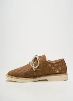 Derbies Armistice Marron Talon Plat Jusqu'à 3cm