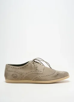 Derbies Base London Beige Bout Rond
