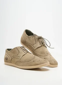 Derbies Base London Vert Bout Rond