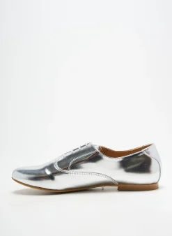 Derbies Bella Storia Argent Talon Plat Jusqu'à 3cm