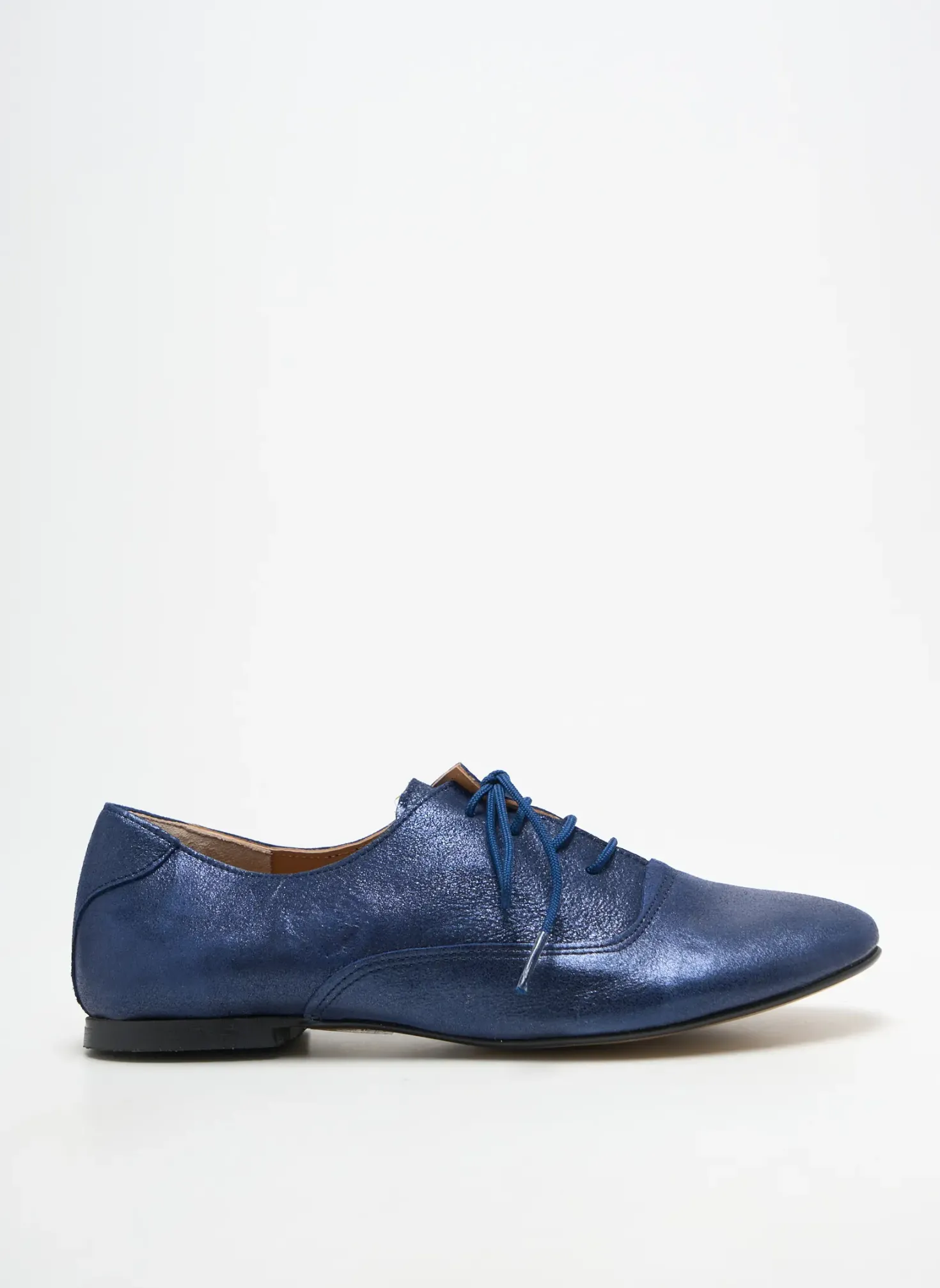Derbies Bella Storia Bleu Talon Plat Jusqu'à 3cm