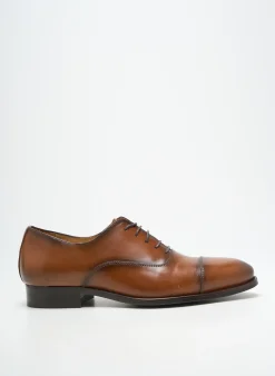 Derbies Brett & Sons Marron Talon Bas
