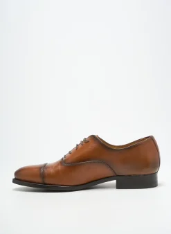 Derbies Brett & Sons Marron Talon Bas