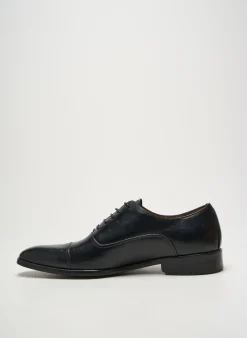 Derbies Broxton Noir Talon Bas