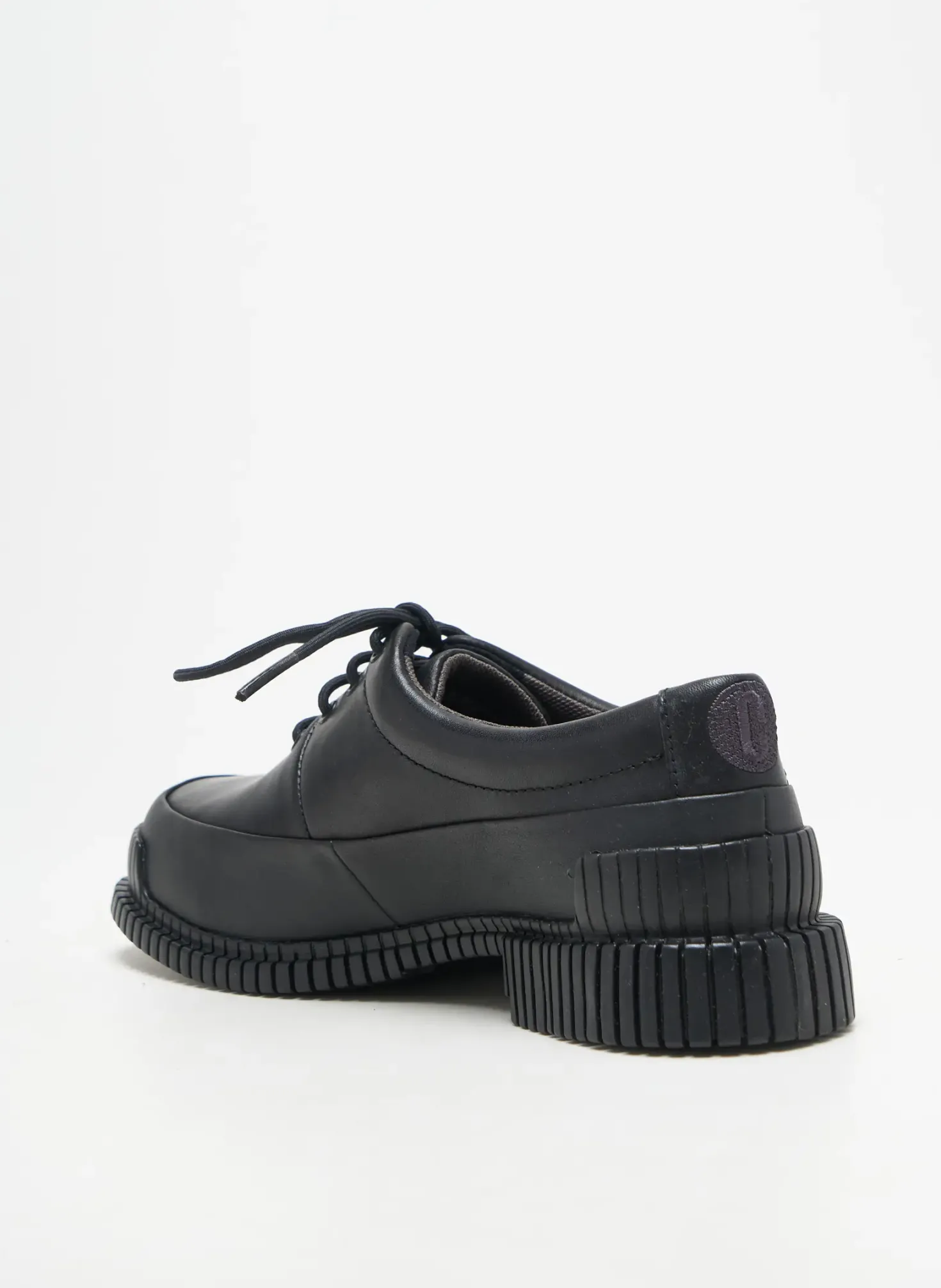Derbies Camper Noir Talon Plat Jusqu'à 3cm