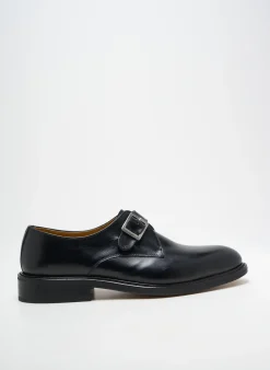 Derbies Crown Noir Talon Bas