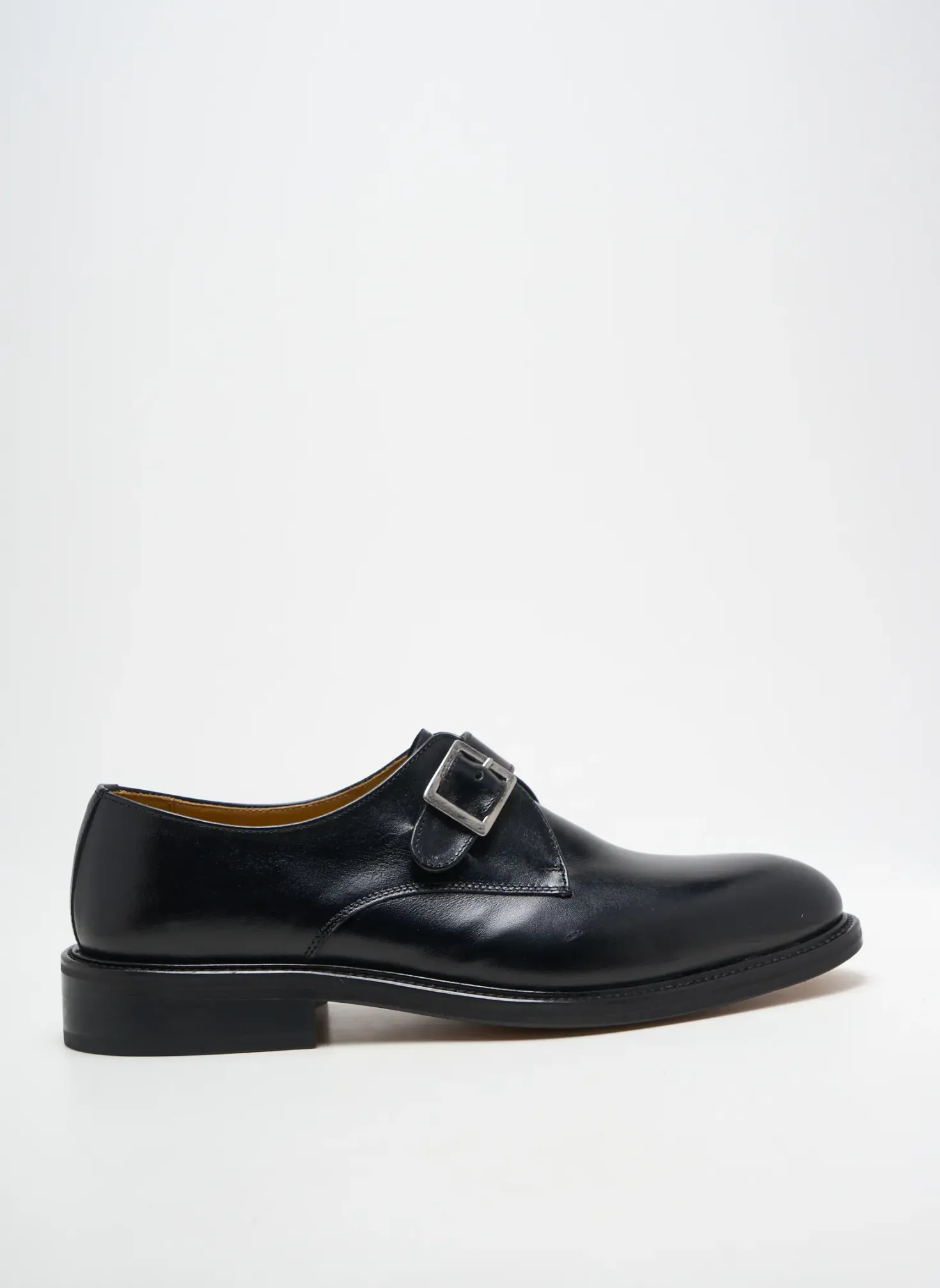 Derbies Crown Noir Talon Bas