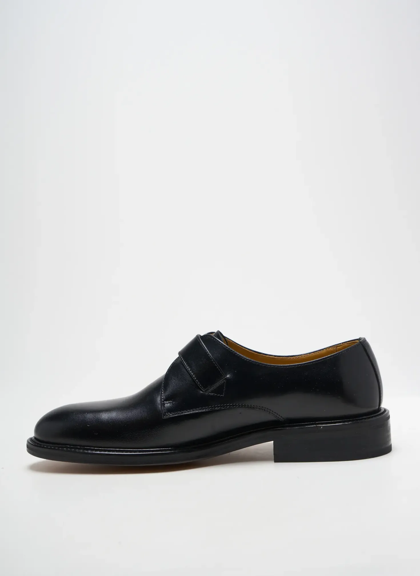 Derbies Crown Noir Talon Bas