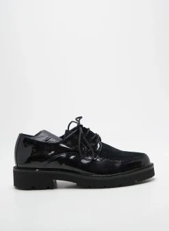 Derbies Dorking Noir Talon Plat Jusqu'à 3cm