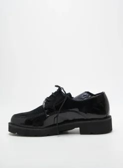 Derbies Dorking Noir Talon Plat Jusqu'à 3cm