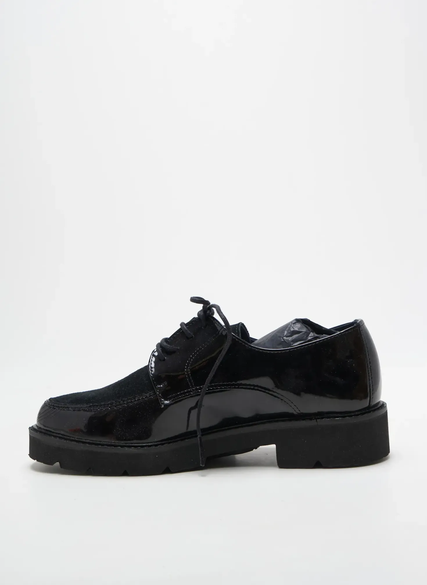 Derbies Dorking Noir Talon Plat Jusqu'à 3cm