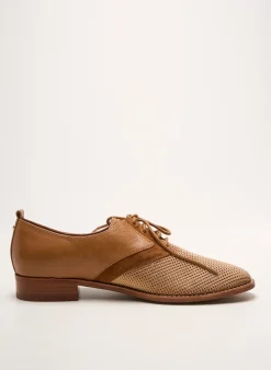 Derbies Emilie Karston Marron Talon Plat Jusqu'à 3cm