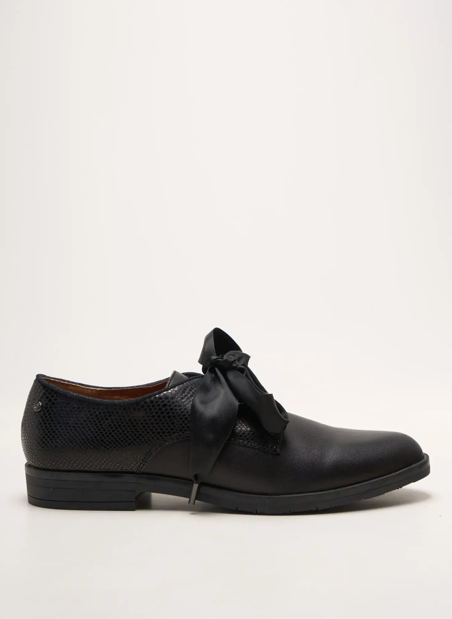 Derbies Emilie Karston Noir Talon Plat Jusqu'à 3cm