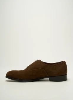 Derbies Flecs Marron Talon Bas