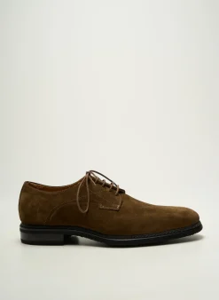 Derbies Flecs Marron Talon Bas