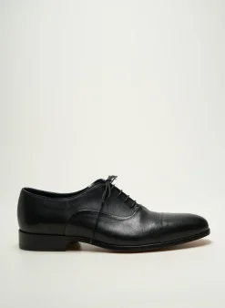 Derbies Flecs Noir Talon Bas
