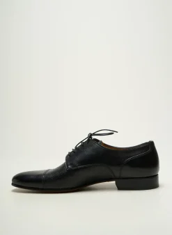 Derbies Flecs Noir Talon Bas