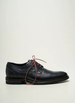 Derbies Fluchos Bleu Talon Bas