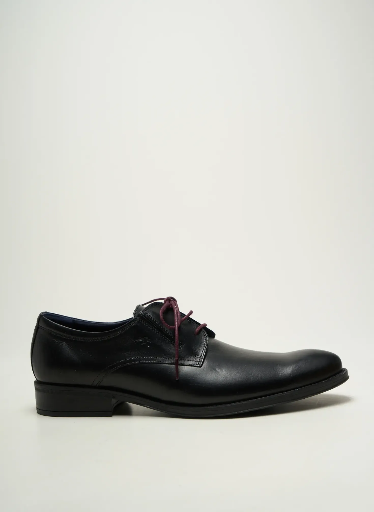 Derbies Fluchos Noir Talon Bas