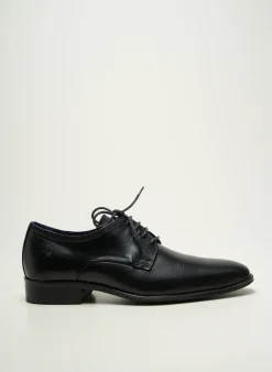 Derbies Fluchos Noir Talon Bas