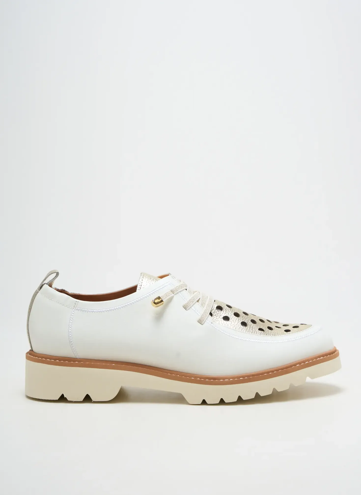 Derbies Fugitive By Francesco Rossi Or Talon Plat Jusqu'à 3cm
