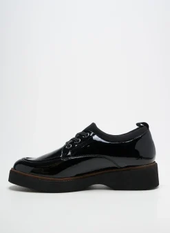 Derbies Fugitive By Francesco Rossi Noir Talon De 4 À 6cm