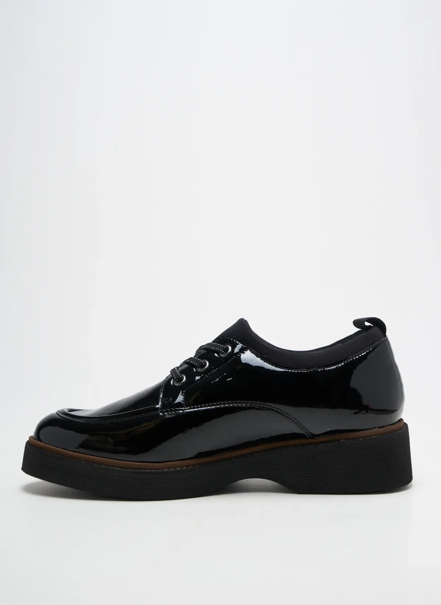 Derbies Fugitive By Francesco Rossi Noir Talon De 4 À 6cm